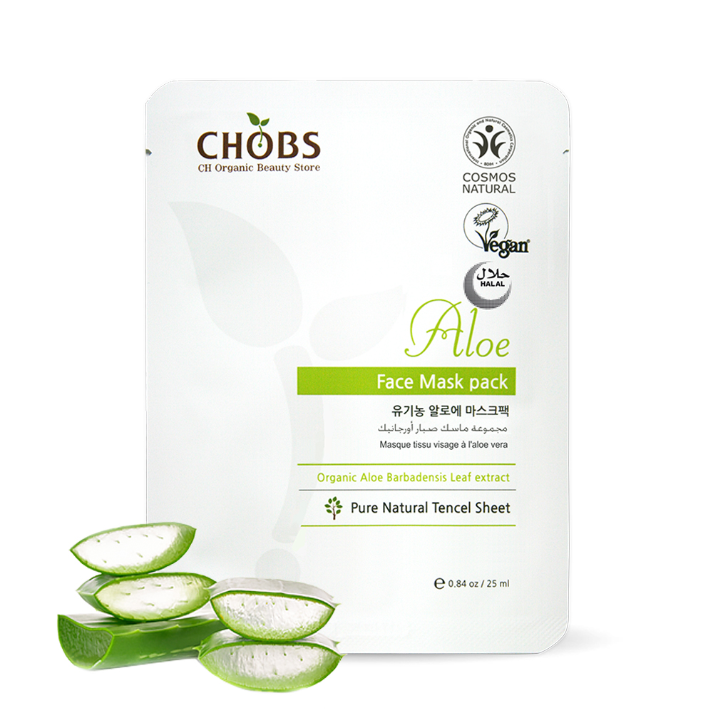 [BDIH]CHOBS(찹스) 알로에 마스크팩 25ml CHOBS Organic Aloe Face Mask Pack  25ml