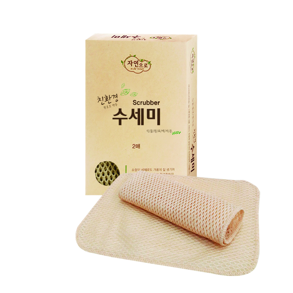 ڿ ģȯ    (2)
 TO THE NATURE ECO-FRIENDLY DISH CLOTH / 2PC