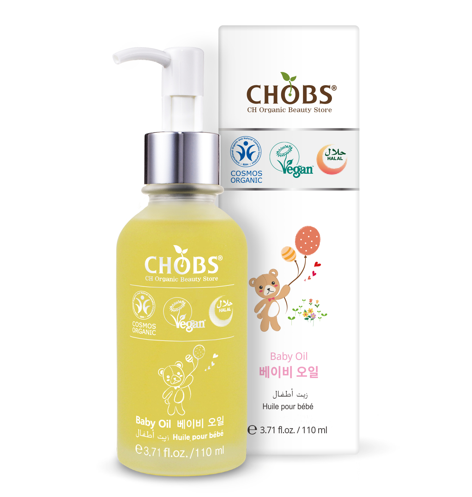 [BDIH]CHOBS() ̺ 110ml
 CHOBS Baby Oil 110ml