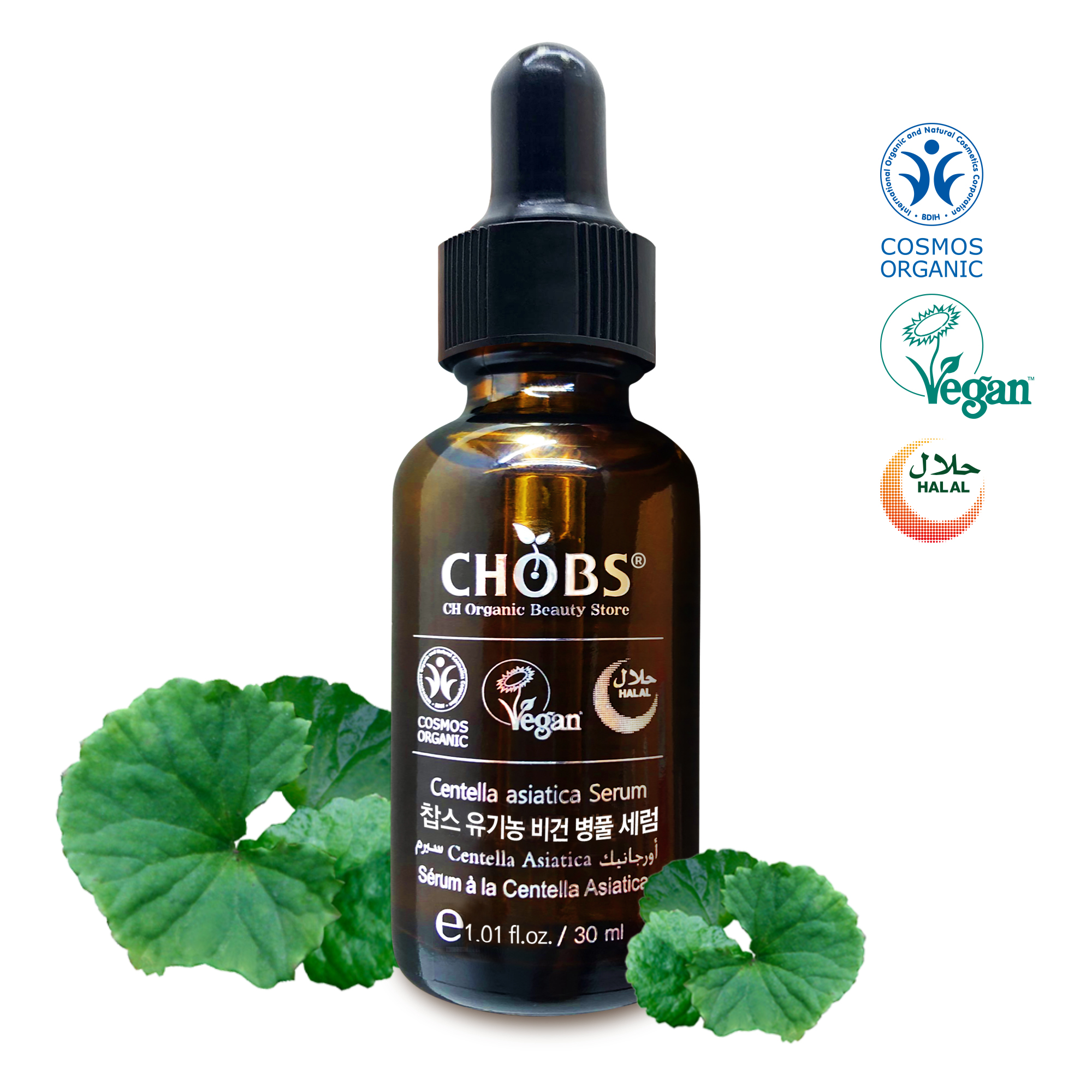 [BDIH]CHOBS()   Ǯ 30ml
 CHOBS Centella asiatica Serum 30ml