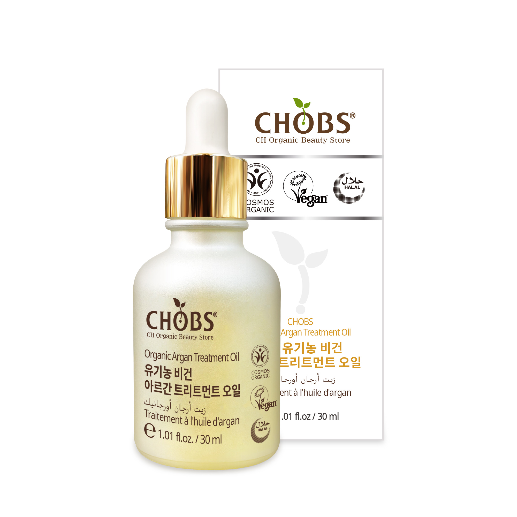 [BDIH]CHOBS()  Ƹ 30ml (30)
 CHOBS Organic Argan Treatment Oil 30ml