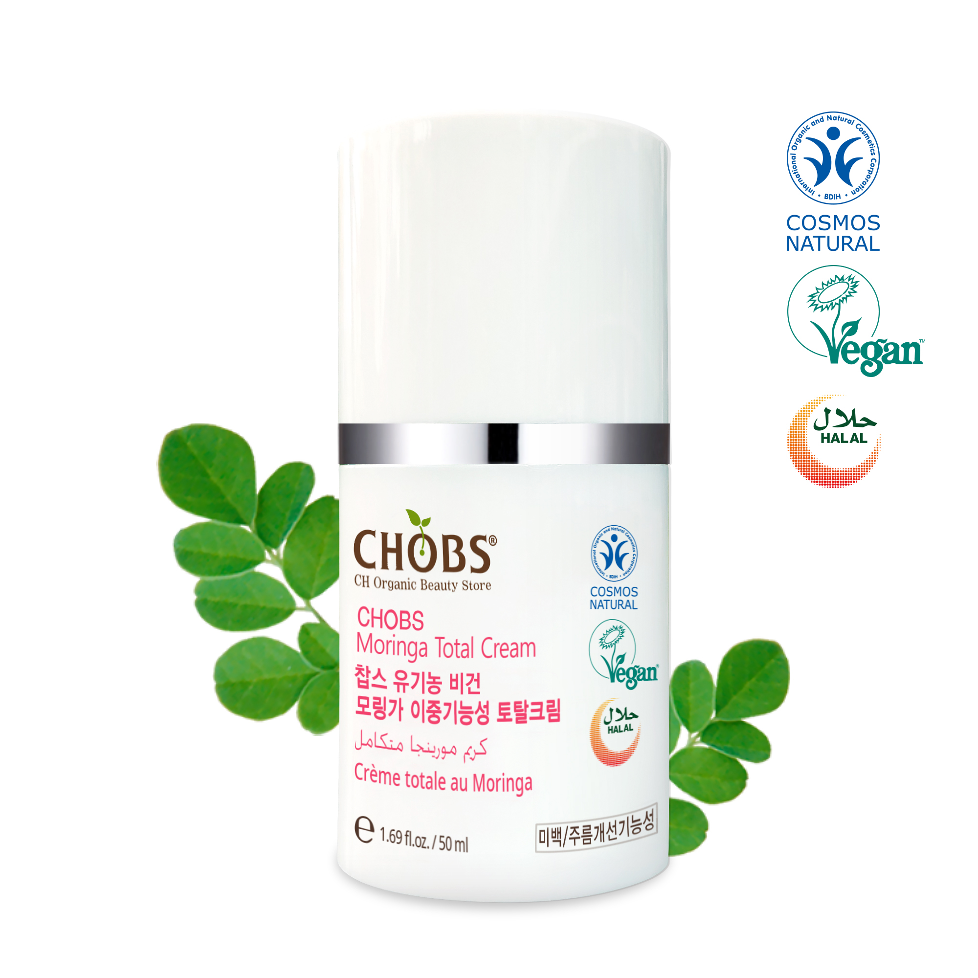 [BDIH]CHOBS() 𸵰 ߱ɼ Żũ 50ml
 CHOBS Moringa Total Cream 50ml