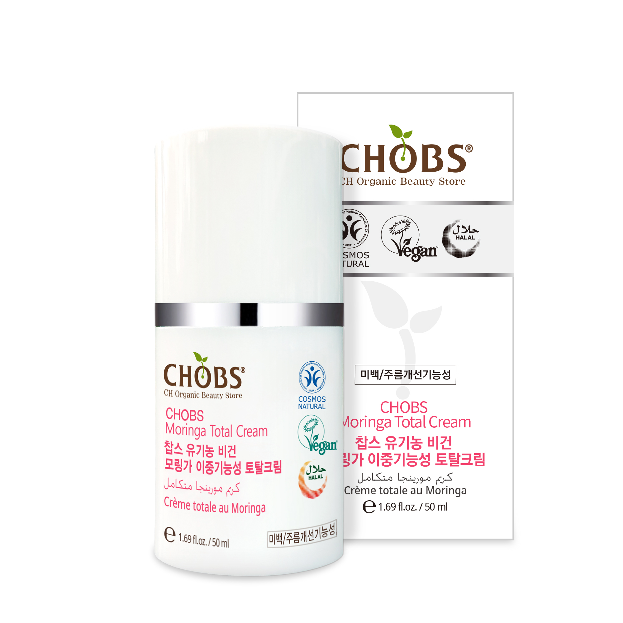 [BDIH]CHOBS() 𸵰  ɼ Żũ 50ml (50ml)
 CHOBS Moringa Total Cream 50ml