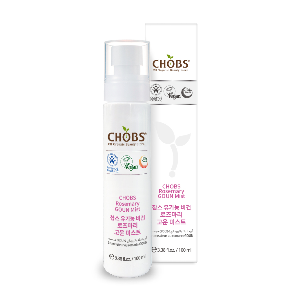 [BDIH]CHOBS()    ̽Ʈ 100ml (100ml)
 CHOBS Organic Rosemary GOUN Mist 100ml