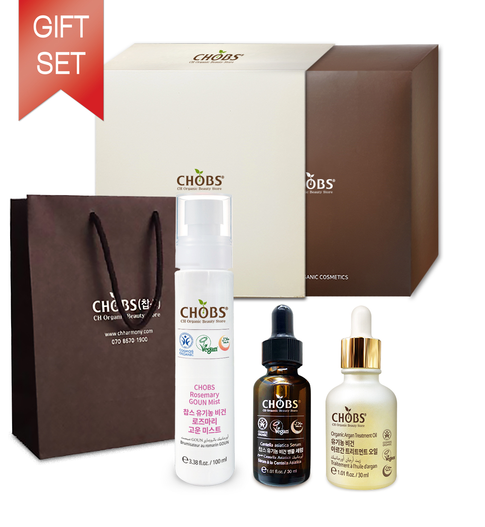[˼мƮ]CHOBS() Ǯ30ml,Ƹ30ml,̽Ʈ100ml (CHOBS()Ǯ30ml,Ƹ30ml,̽Ʈ100ml)
 [Skin care set] CHOBS Centella Asiatica Serum, Rosemary Goun Mist,Argan Treatment Oil