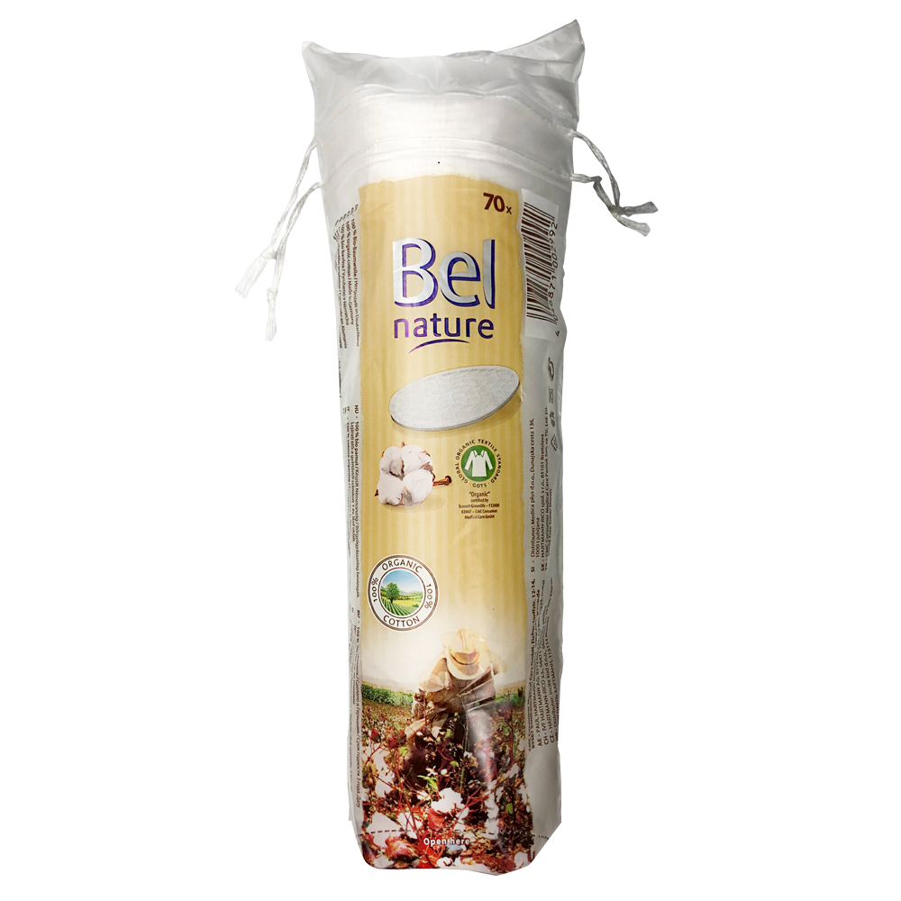  ó  ȭ(/70ea) (/5.5cm/70ea)
 Bel Nature Organic Cotton Pad (Round/70ea)
