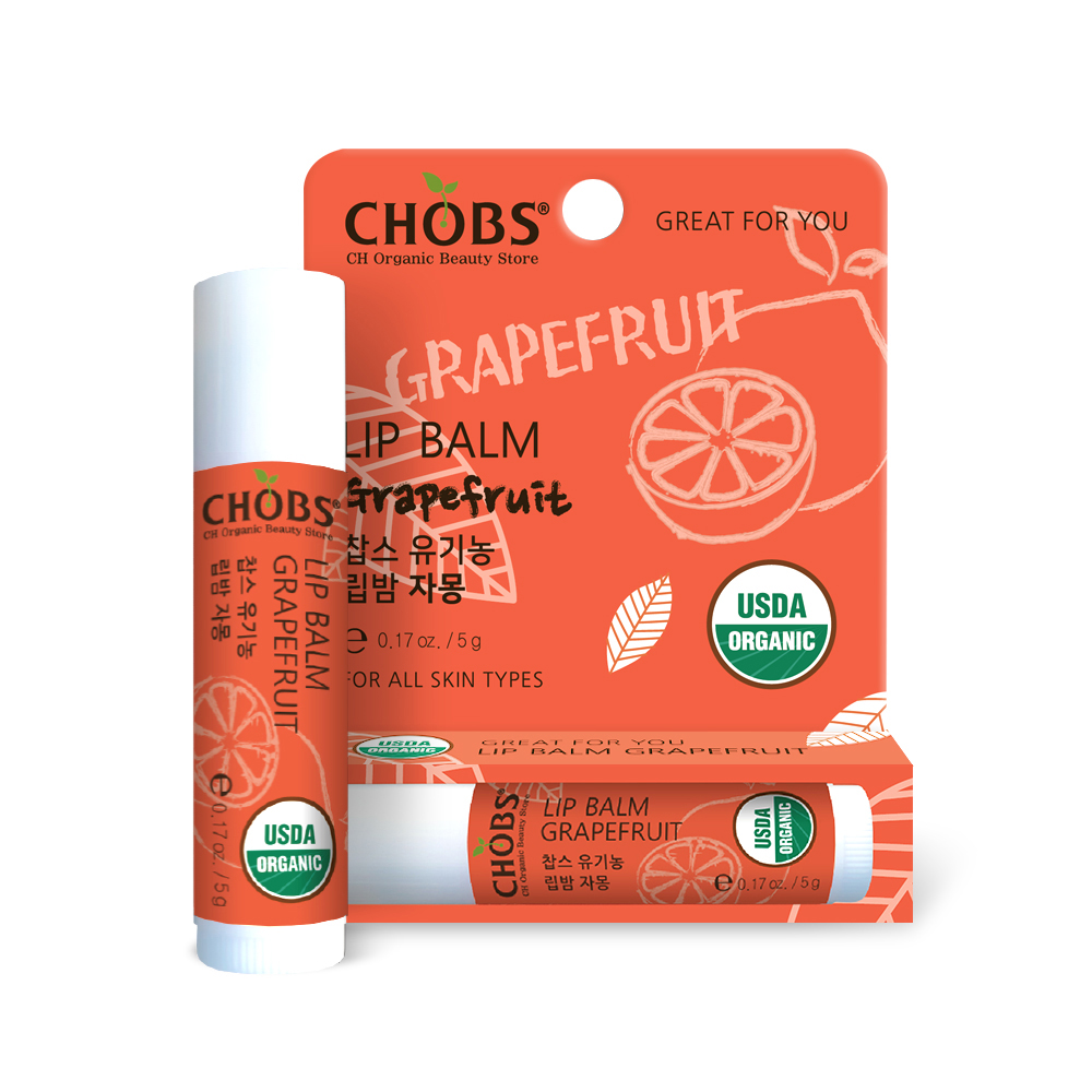 CHOBS()   ڸ (5g)
 CHOBS Lip Balm Grapefruit 5g
