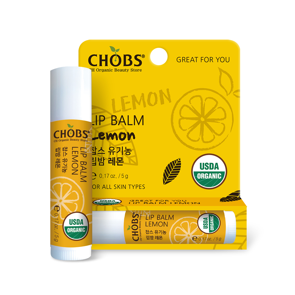 CHOBS()    (5g)
 CHOBS Lip Balm Lemon 5g 