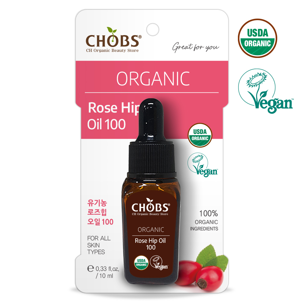 [USDA]     100(10ml) (10ml )
 CHOBS Organic Rosehip Oil 100(10ml)