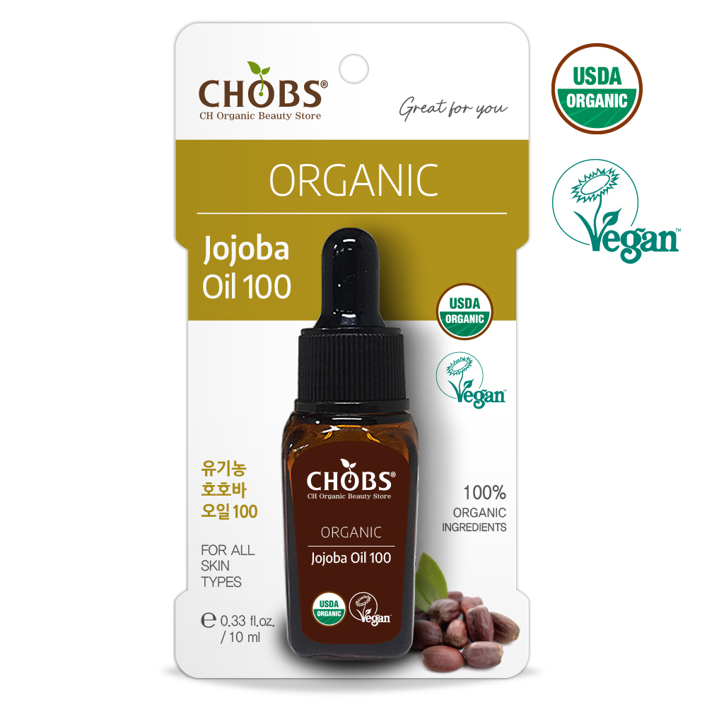 [USDA]  ȣȣ  100(10ml) (10ml )
 CHOBS Organic Jojoba Oil 100(10ml)