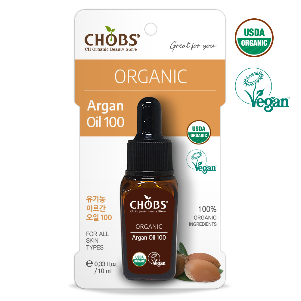 [USDA]   Ƹ  100(10ml) (10ml )
 CHOBS Organic Argan Oil 100(10ml)