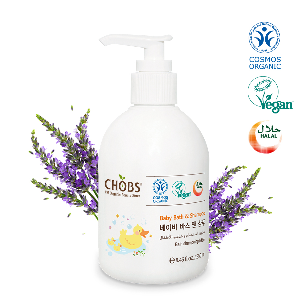 [BDIH]CHOBS() ̺ ٽ&Ǫ 250ml
 CHOBS Baby Bath & Shampoo 250ml