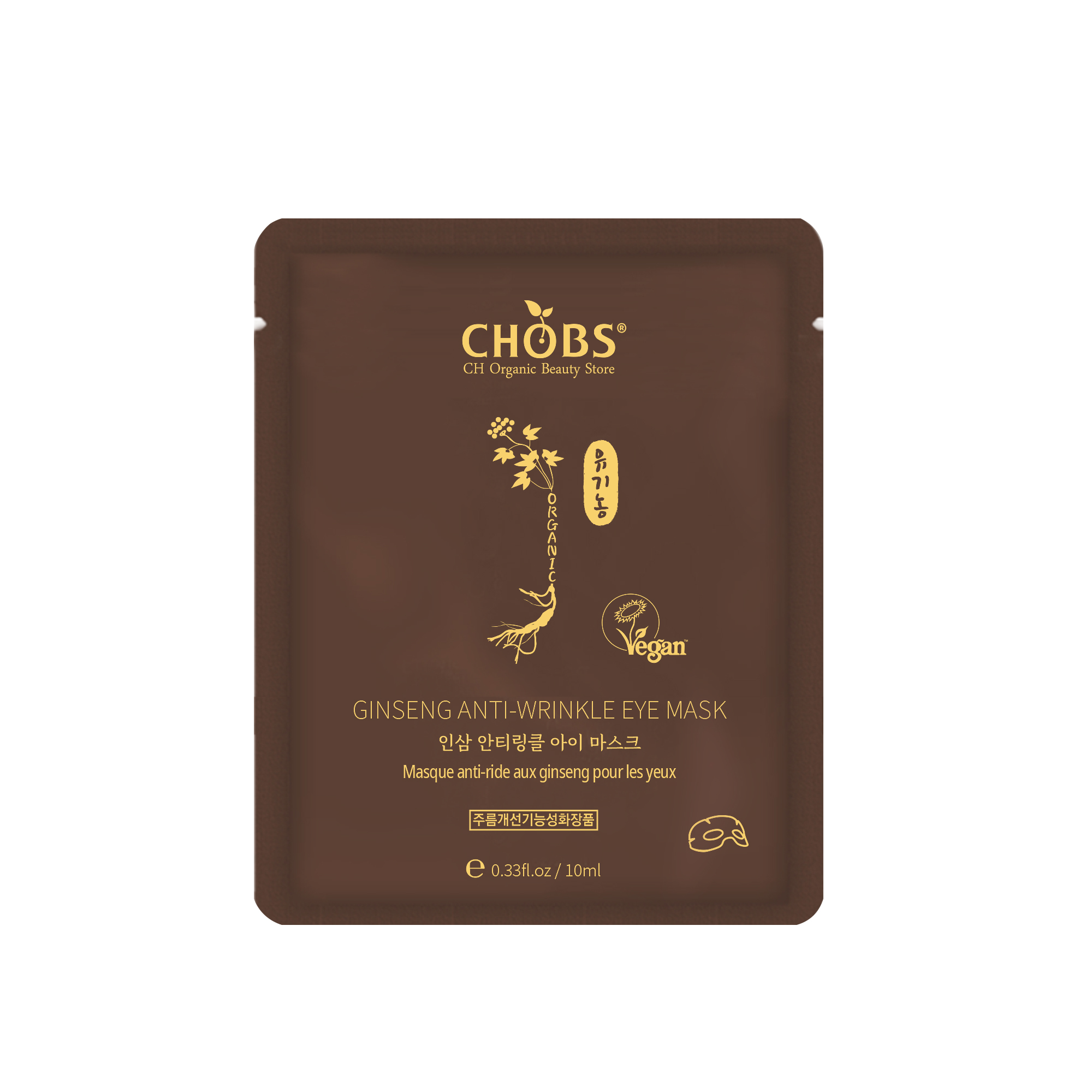 CHOBS() λ ƼŬ ̸ũ10ml
 CHOBS Ginseng Anti-Wrinkle Eye Mask 10ml